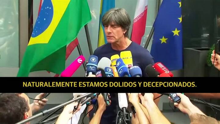 La selección alemana volvió a su país tras la eliminación