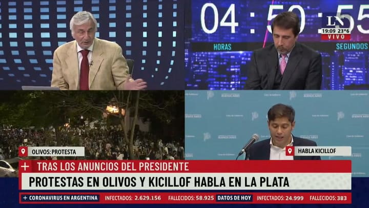 El sistema de salud se relajó' aseguró Alberto Fernández y recibió una fuerte respuesta