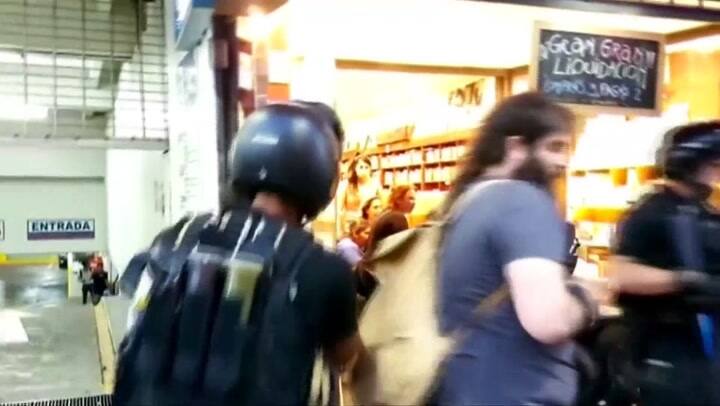 Manifestación contra la OMC