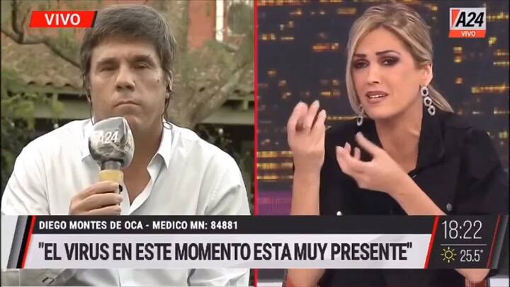 Los dichos de Viviana Canosa sobre los hisopados