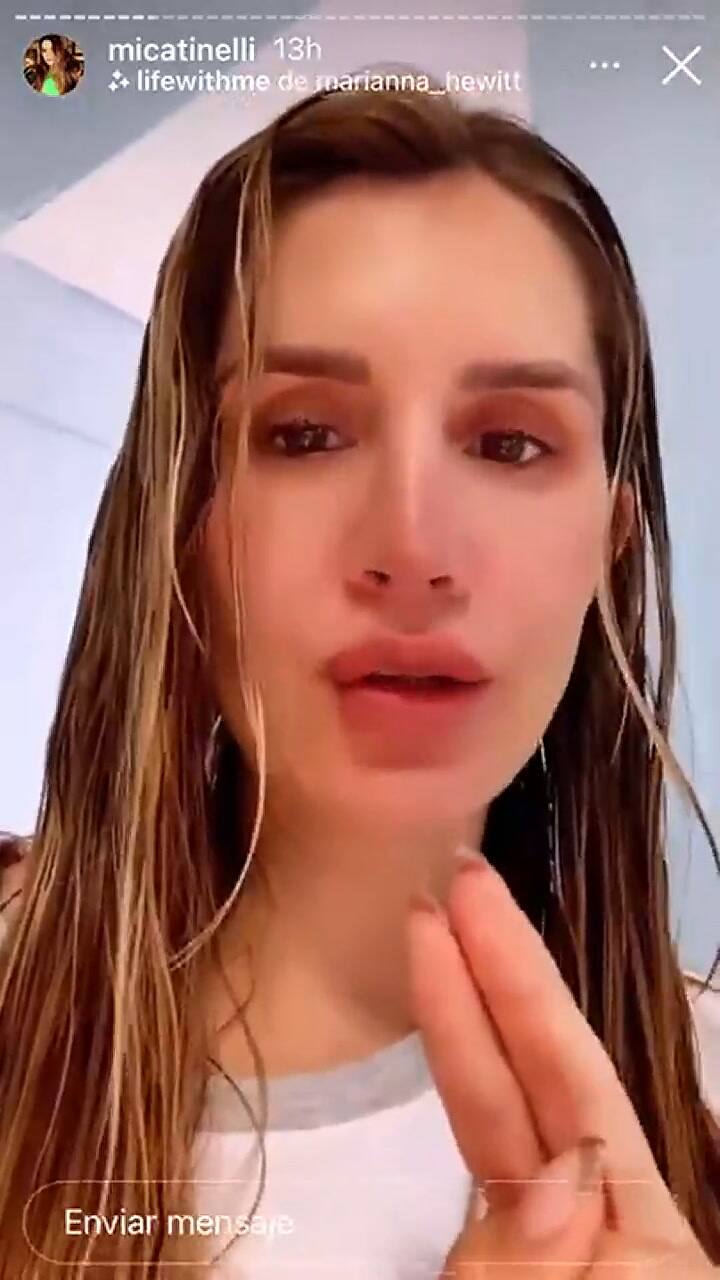 Mica Tinelli mostró los tatuajes que se hizo en su adolescencia: 'No sé qué tenía en la cabeza'