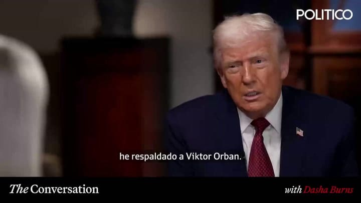 Donald Trump spoke of his support for Javier Milei in the elections