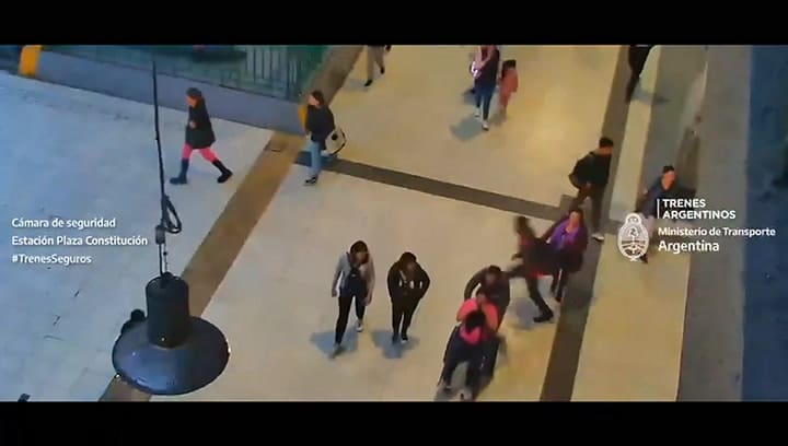 Nacimiento en la estación Constitución