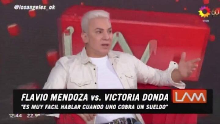 Flavio Mendoza, tras su cruce televisivo con Victoria Donda: 'No sabía ni quién era' - Fuente: eltre