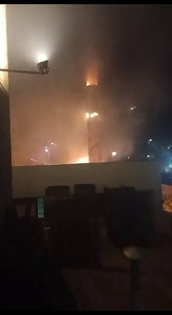 Así se incendió un restaurante de la costanera de Rosario