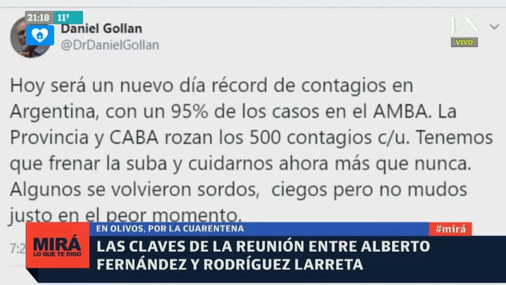 Fernando Iglesias: 'Yo hablo mal del peronismo, pero nunca llego a lo que se dicen entre ellos'
