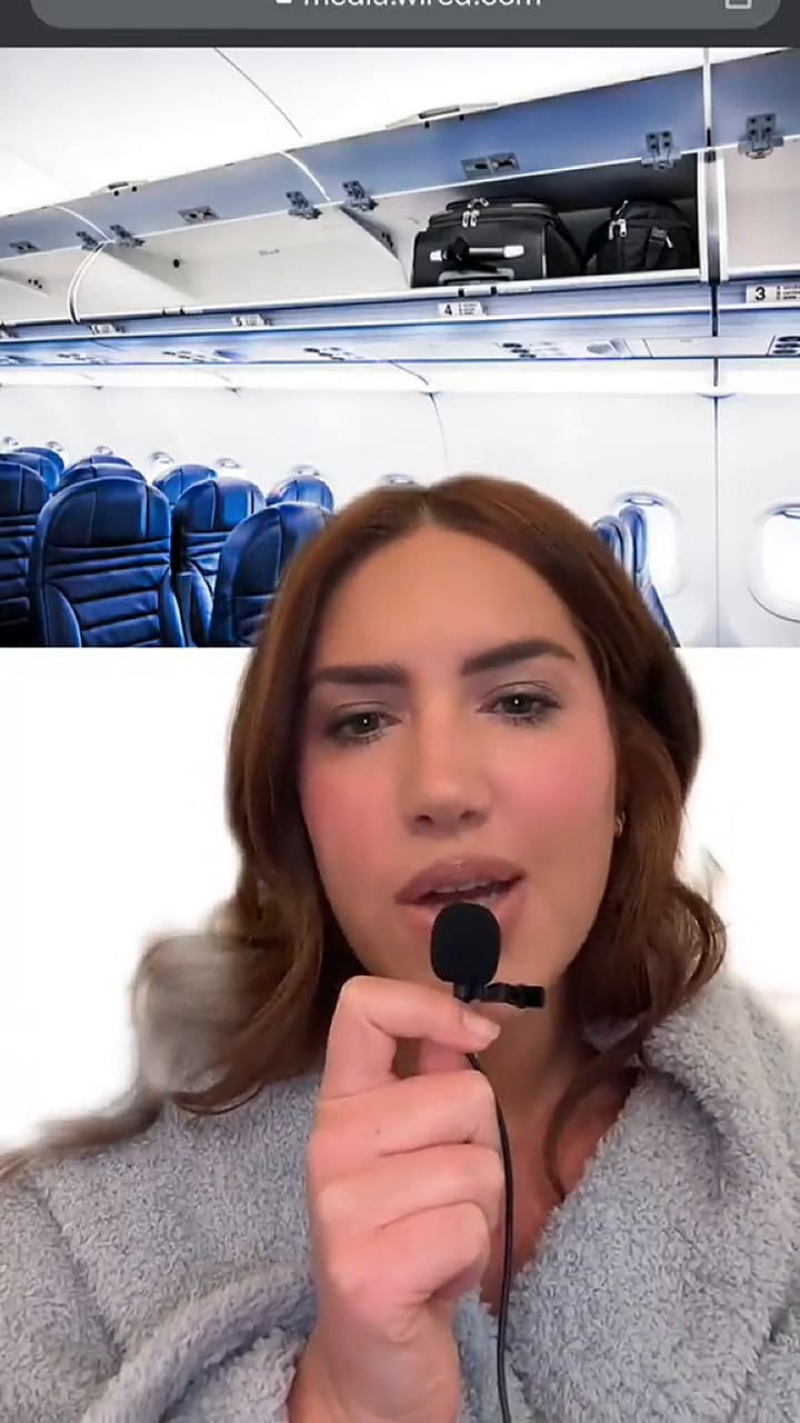 Es estrella de TikTok y dice cuáles son los pasajeros de avión que “merecen la cárcel”