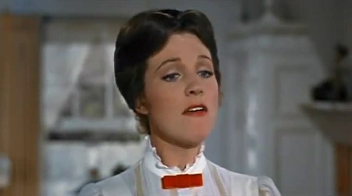 Julie Andrews en Mary Poppins