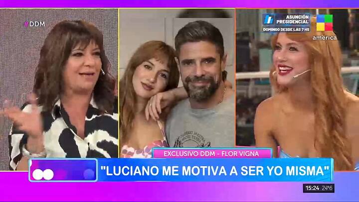 Flor Vigna revelo el momento incomodo que vive Luciano Castro con sus fans