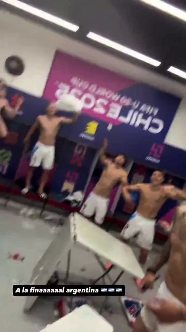 Así festejó la Sub 20 la victoria en la semifinal del Mundial ante Colombia