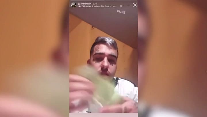 Le hackearon la cuenta de Instagram a Juan Minujín: qué publicaron