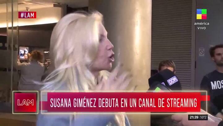 Susana Giménez atendió a la prensa y se refirió a varios temas
