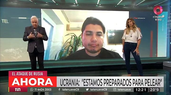 El insólito testimonio de un argentino en Ucrania