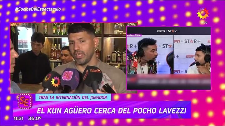 Kun Aguero hablo sobre el Pocho Lavezzi