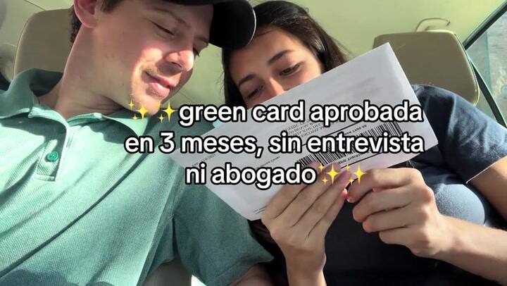 Contó cómo obtuvo la green card por matrimonio en solo tres meses y sin necesidad de un abogado