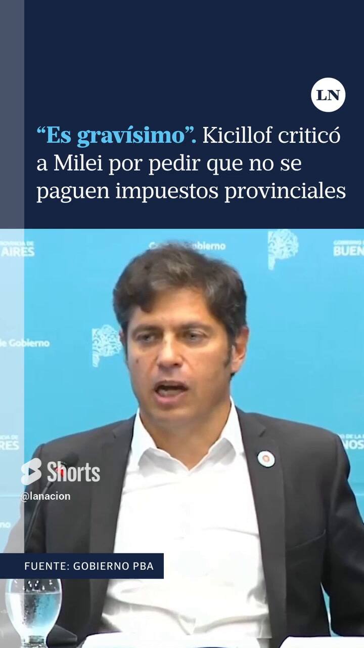 Axel Kicillof Es Gravísimo Que Un Presidente Llame A Incumplir La Ley