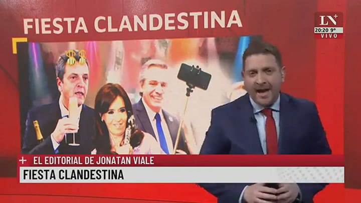 Fiesta clandestina. El editorial de Jonatan Viale.