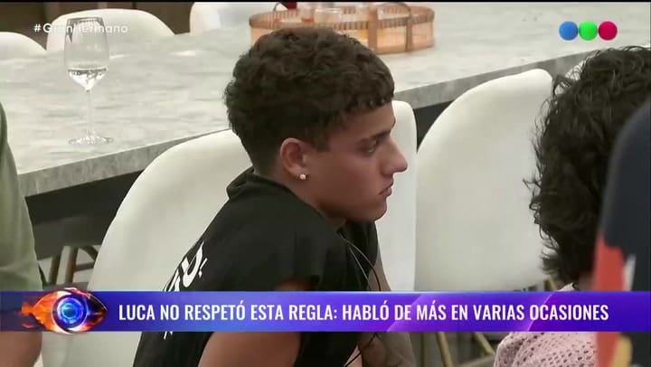 Luca fue expulsado de Gran Hermano