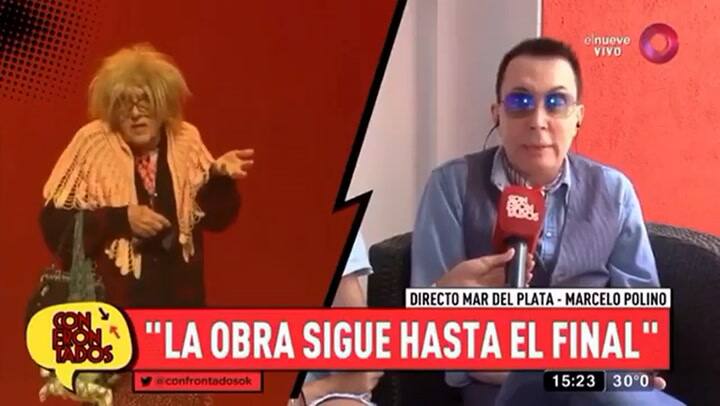 Marcelo Polino estalló contra quien inició rumores de levantamiento de su obra - Fuente: elnueve