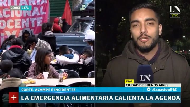 La emergencia alimentaria calienta la calle