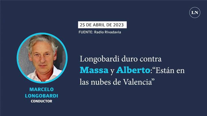 Longobardi duro contra Massa y Alberto: “Están en las nubes de Valencia”