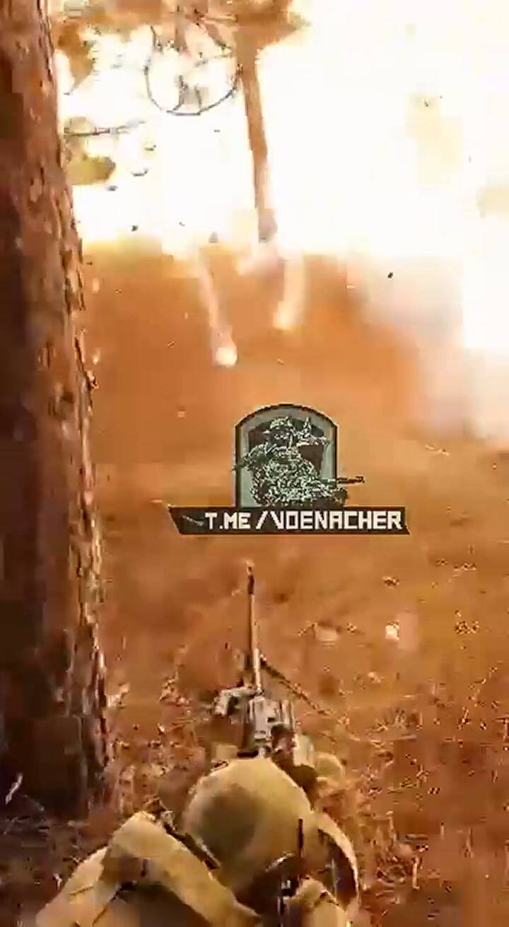 La catastrófica explosión de un vehículo de misiles ucraniano