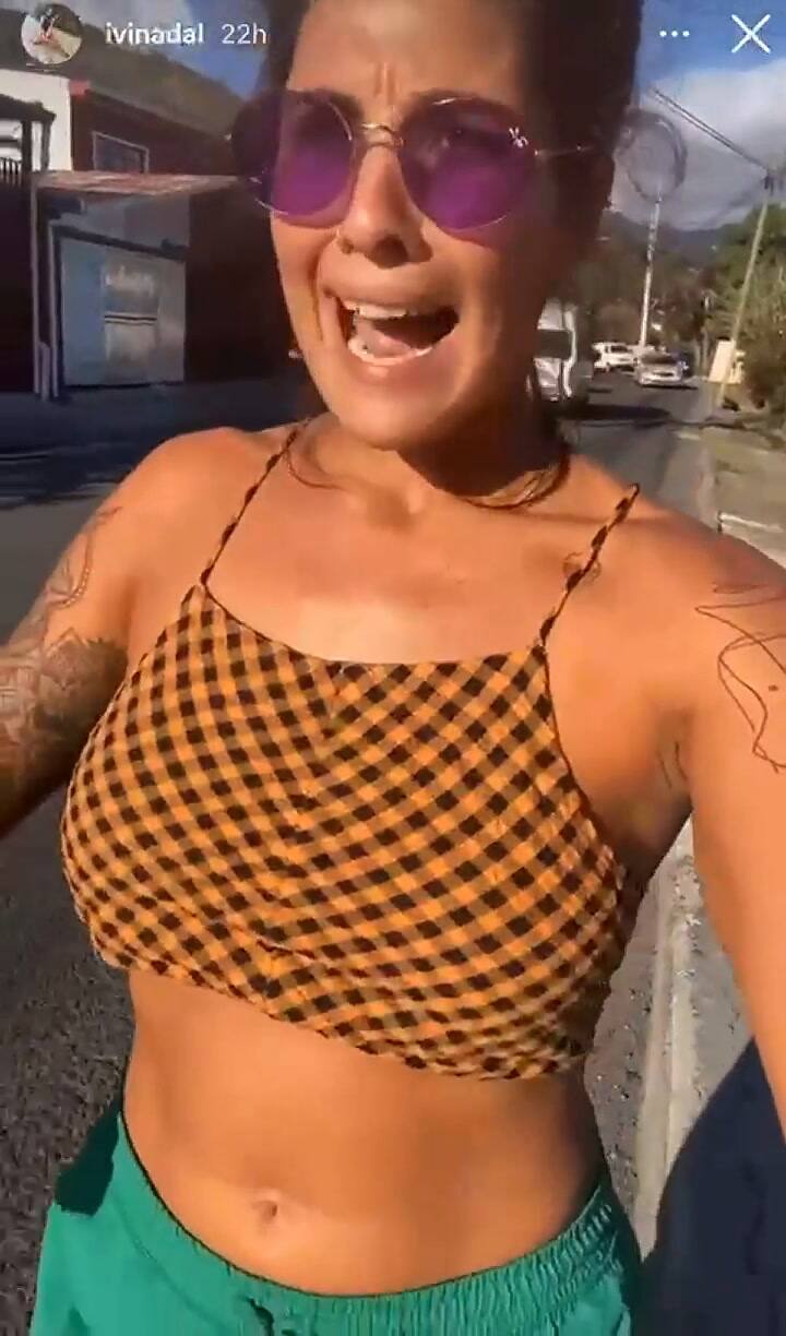 Ivana Nadal contraataca: 'En la calle obligame a usar barbijo' - Crédito: Instagram @ivinadal