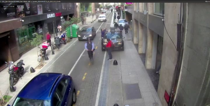 Las filmaciones fueron la clave para identificar a los ladrones