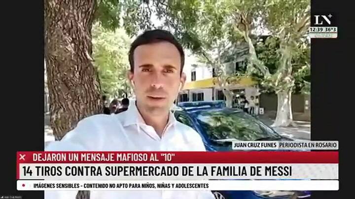 Despúes del ataque, esta abierto el supermercado de la familia Roccuzzo