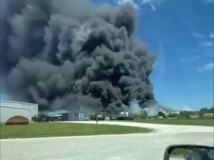 Se incendió una planta de reciclaje de plástico