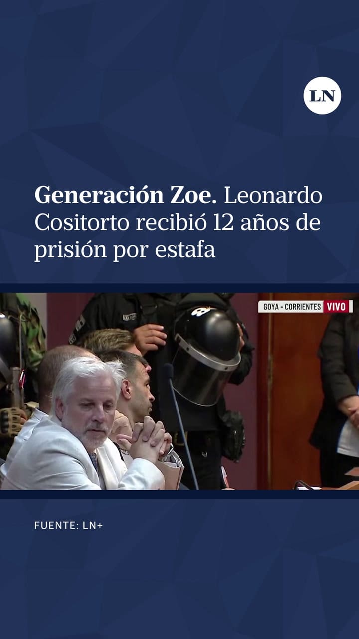 Leonardo Cositorto recibió 12 años de prisión por estafa y asociación ilícita