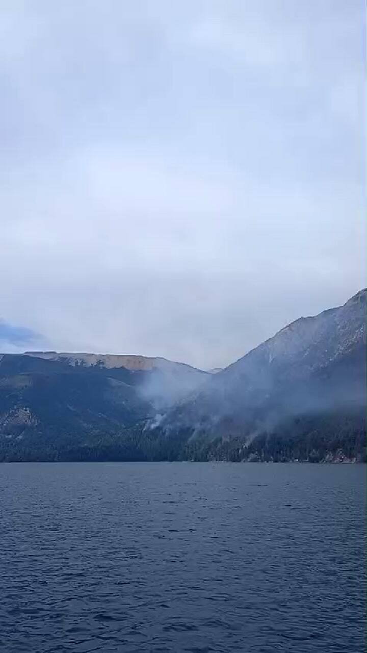 Incendio en Arroyo Cretón (Nahuel Huapi)