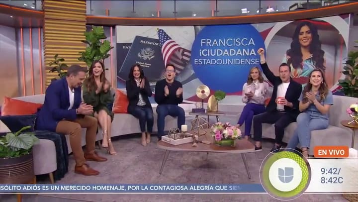 La emoción de una presentadora de Despierta América