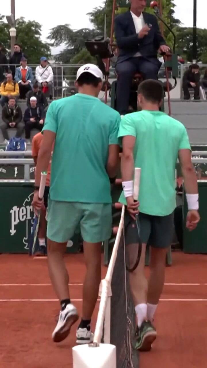 La pelea entre dos tenistas en Roland Garros