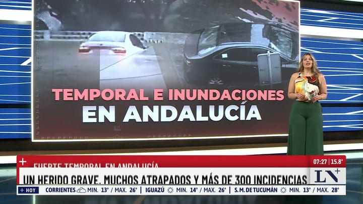 Fuerte temporal en Andalucia