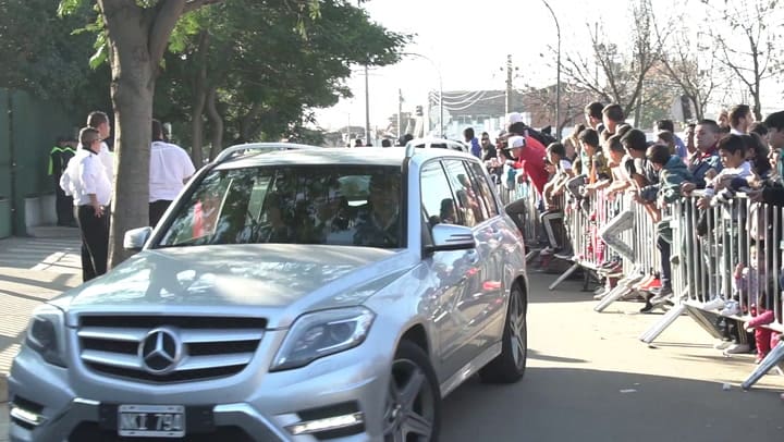 El dispositivo de seguridad en el hotel donde se casó Messi