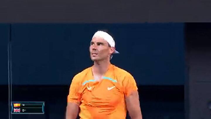 El punto de la victoria de Rafael Nadal vs. Draper