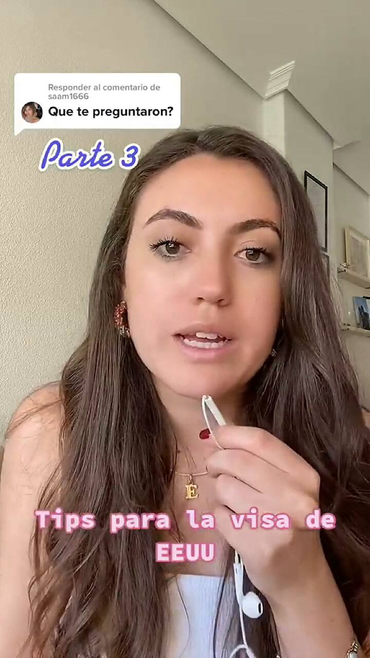 Una tiktoker compartió consejos para tramitar la visa en Estados Unidos