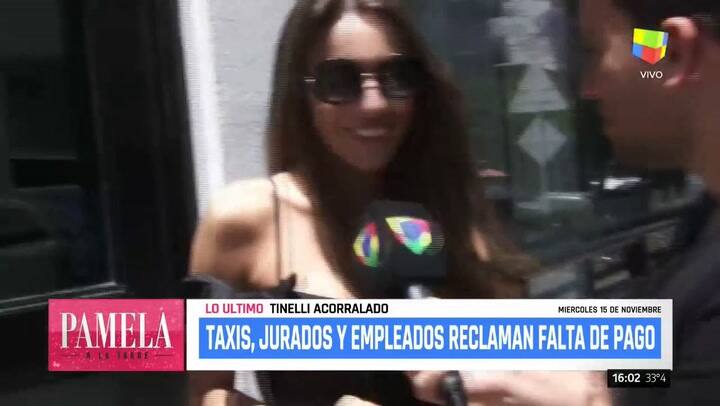 Pampita confirma la falta de pago