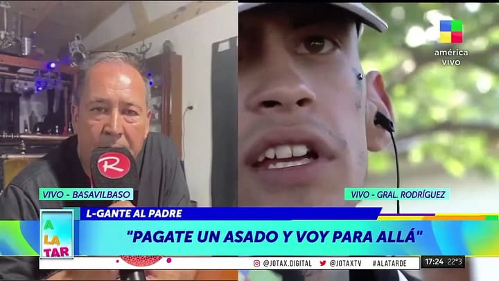 El pícaro ida y vuelta entre Karina Mazzocco y L-Gante