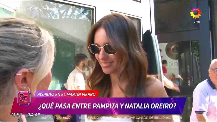Pampita sobre Natalia Oreiro