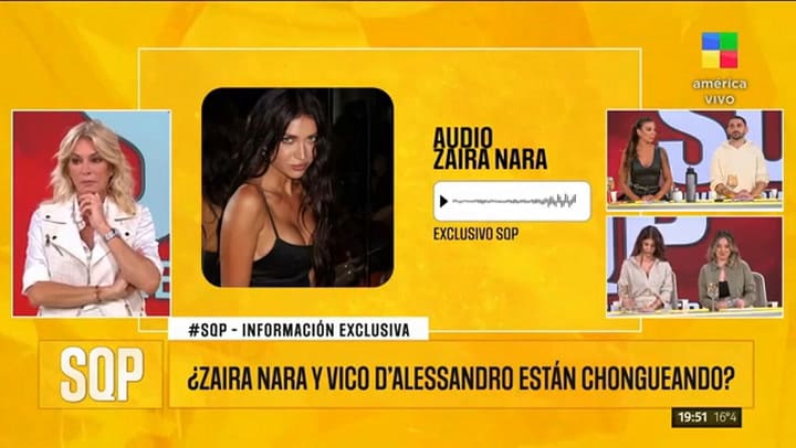 Zaira Nara se refirió a los rumores de romance con Victorio D'Alessandro