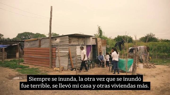 Vivir con el corazón en la boca cada vez que llueve por miedo a perder tu casa