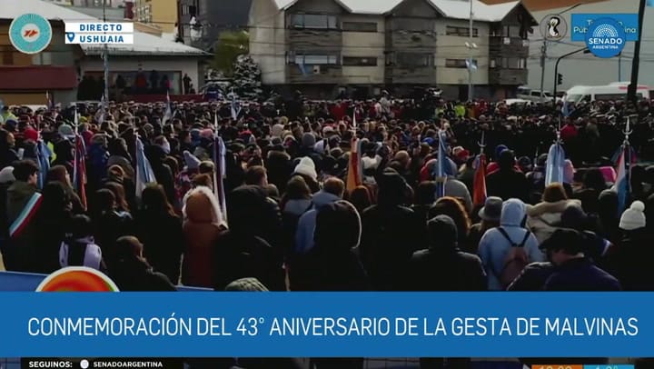 Victoria Villarruel En La Conmemoración Del Aniversario Numero 43