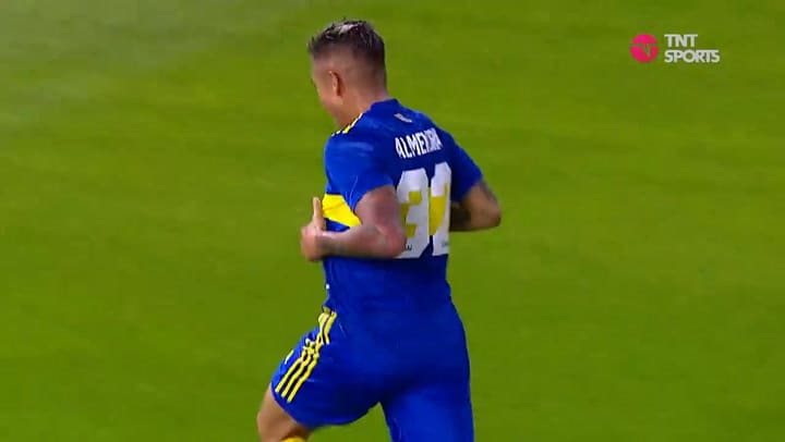 Gol de Agustín Almendra: Boca Juniors vs Lanús (2-1), fecha 15-Torneo de la Liga 2021