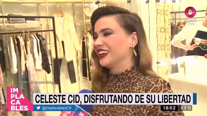 Celeste Cid se separó de Iván Pierotti