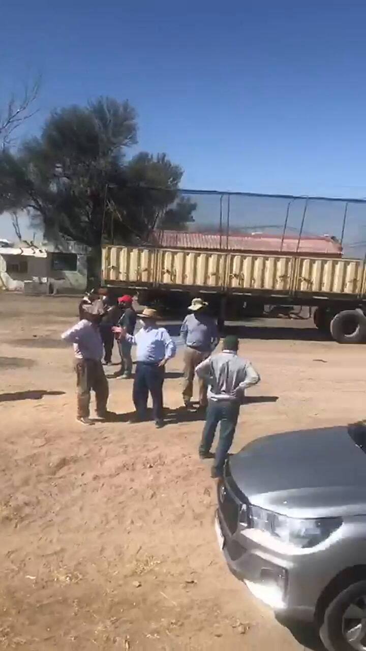 Protesta de productores contra San Luis