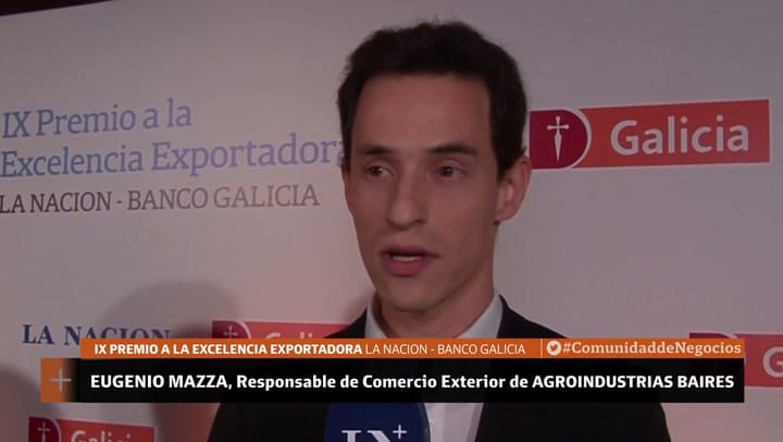 Eugenio Mazza, gerente en Comercio Exterior de BAIRES