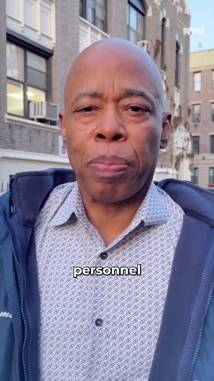 Las recomendaciones de Eric Adams para la nieve