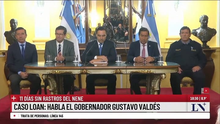 Gustavo Valdés, gobernador de Corrientes: "Estamos hablando de una posible causa de trata"